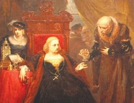 Otrucie kr&oacute;lowej Bony (J. Matejko 1859)