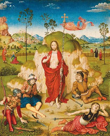 Zmartwychwstanie &ndash; obraz z kręgu Dirka Boutsa (ok. 1480)