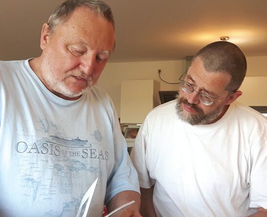 Autor książki dr Rüdiger Ritter (po prawej) i red. Bogdan Żurek