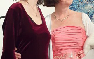 Malarka Emilia Ivanova Jücker (po prawej) i pianistka Marina Savova