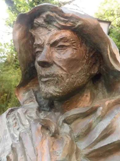 Figura św. Franciszka przy kościele San Damiano,
Bazylika św. Franciszka w Asyżu, foto: J. Grześkowiak foto: J. Grześkowiak