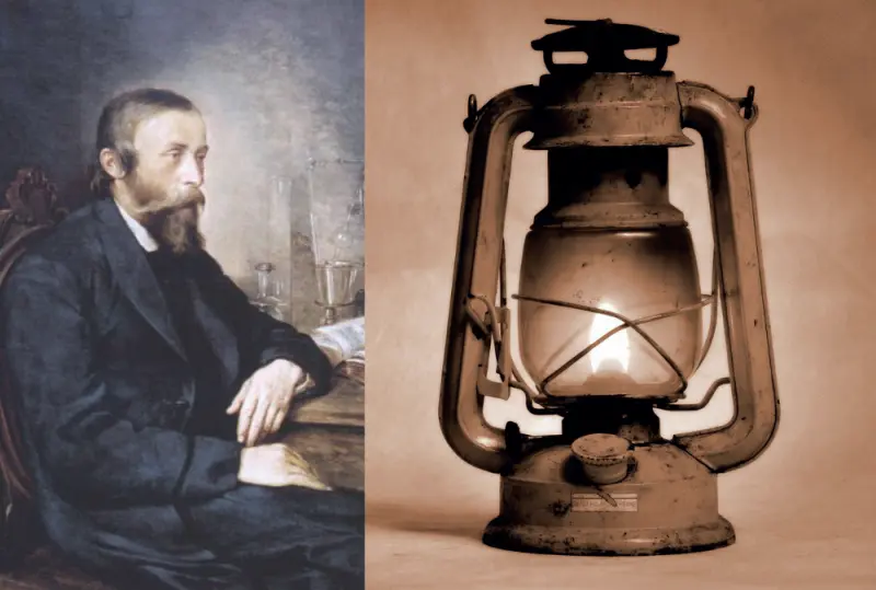 Ignacy Łukasiewicz i lampa naftowa
